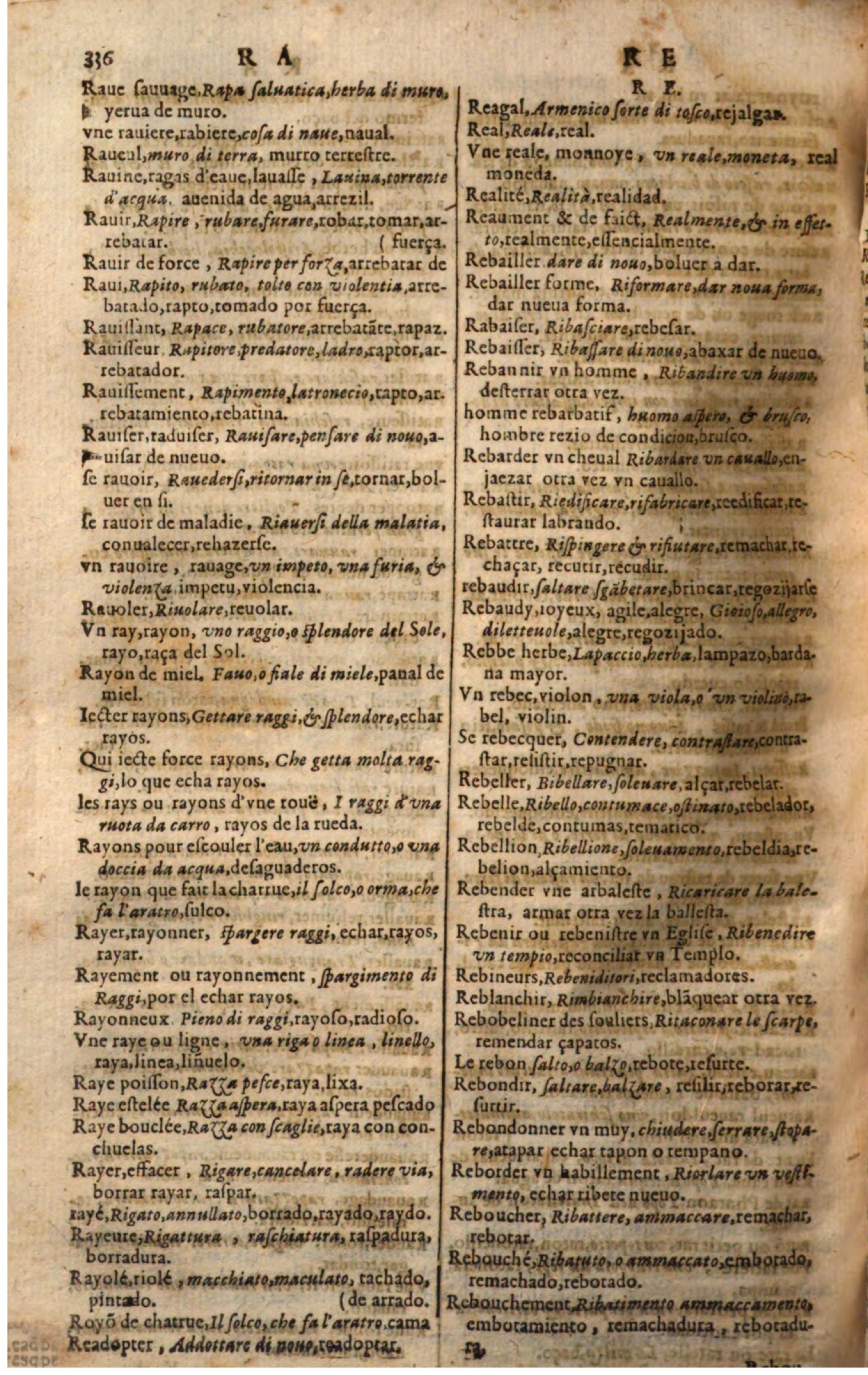 1644 - Jacques Crespin - Trésor des trois langues - Passau