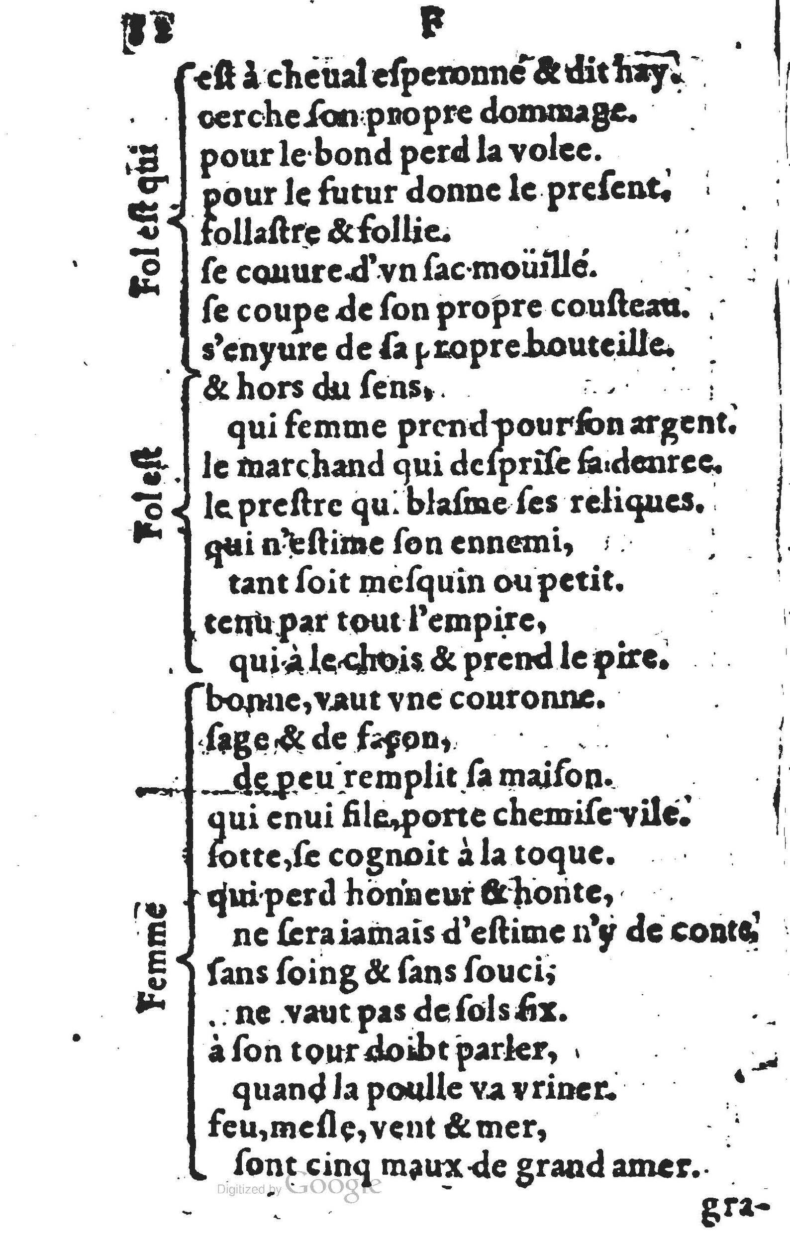 1578 - Nicolas Lescuyer - Trésor des sentences dorées - UGent