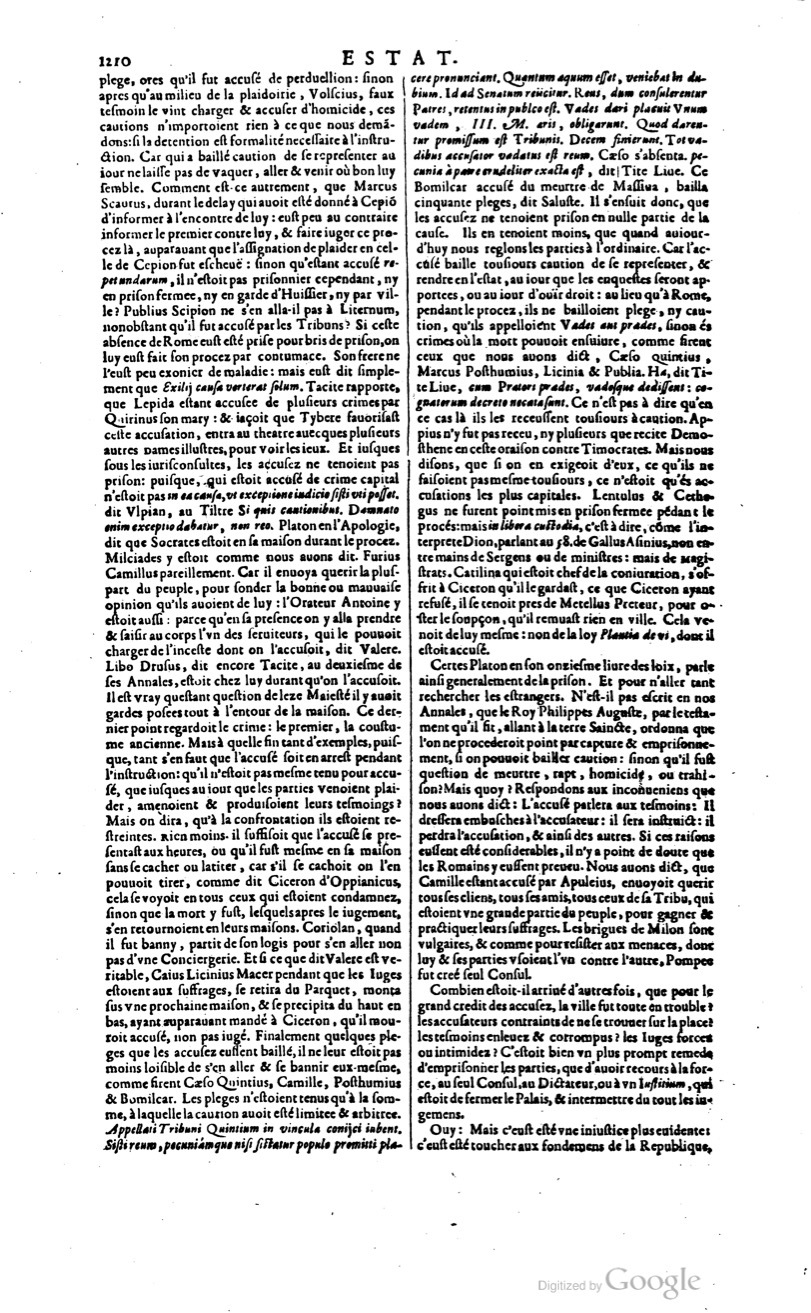 1629 - Veuve Nicolas Buon - Trésor du droit français (29620 T. 1) - BM Lyon