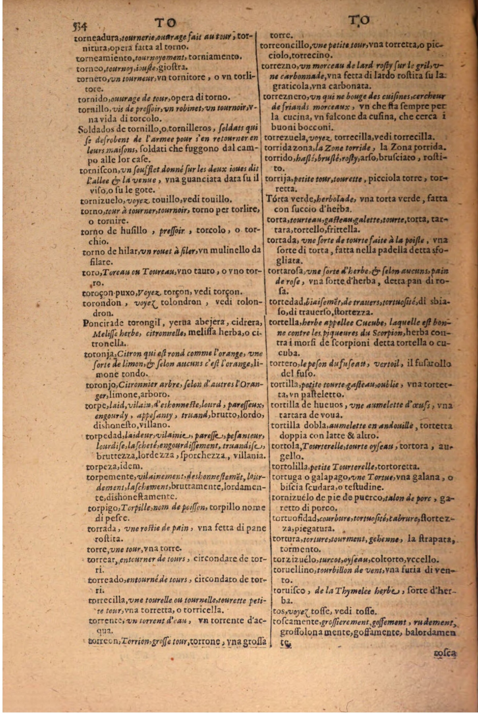 1606 - Samuel Crespin - Thresor des trois langues, francoise, italiene et espagnolle - BSB Munich 1606 - Samuel Crespin - Thresor des trois langues, francoise, italiene et espagnolle - BSB Munich