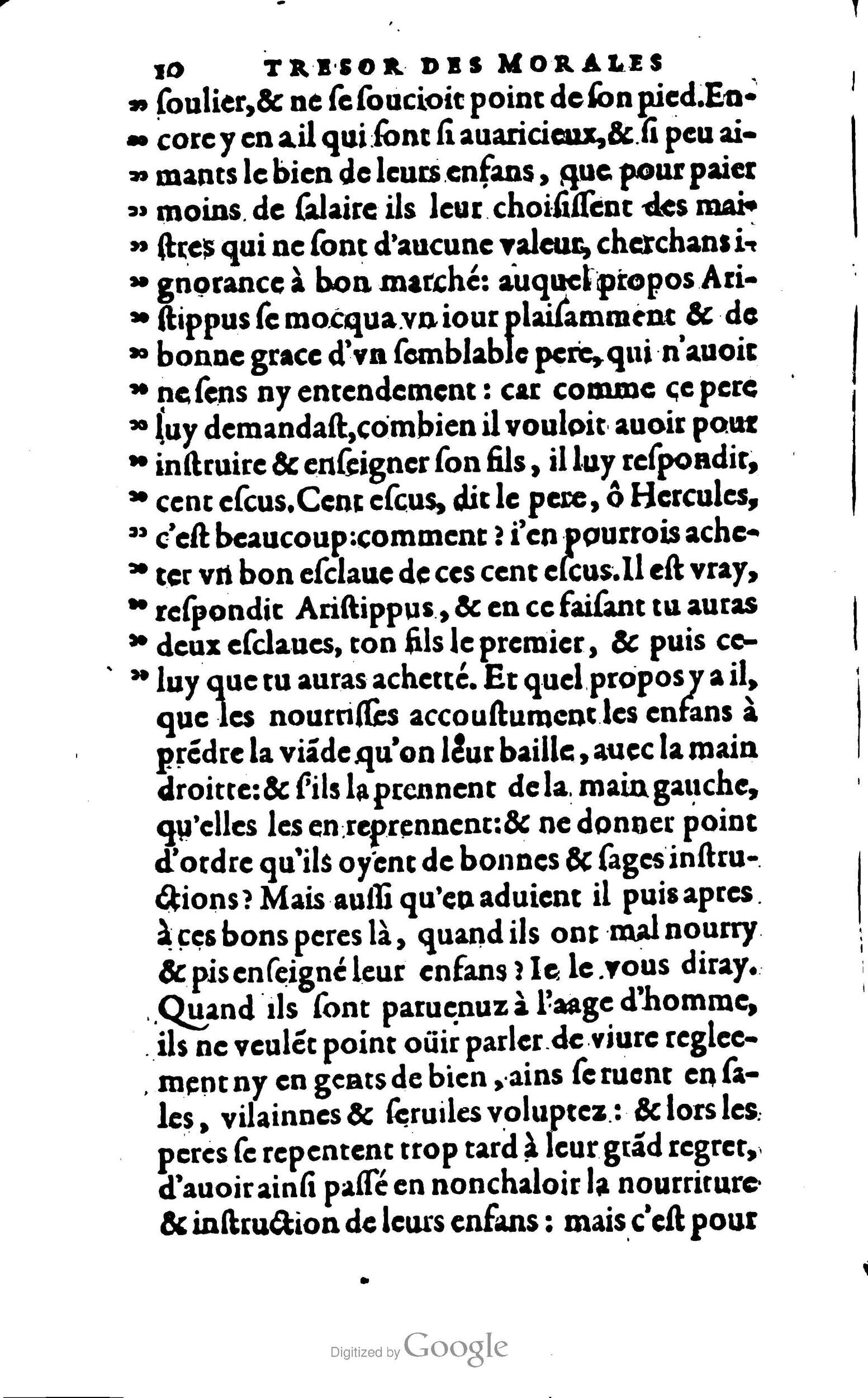 1578 - Jean Poupy - Trésor des morales de Plutarque - BSB Munich