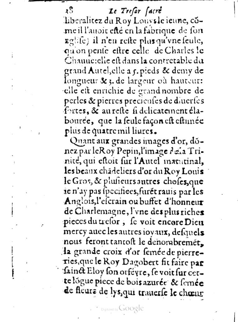 1636 - Jean Billaine - Trésor sacré ou inventaire des saintes reliques - British Library