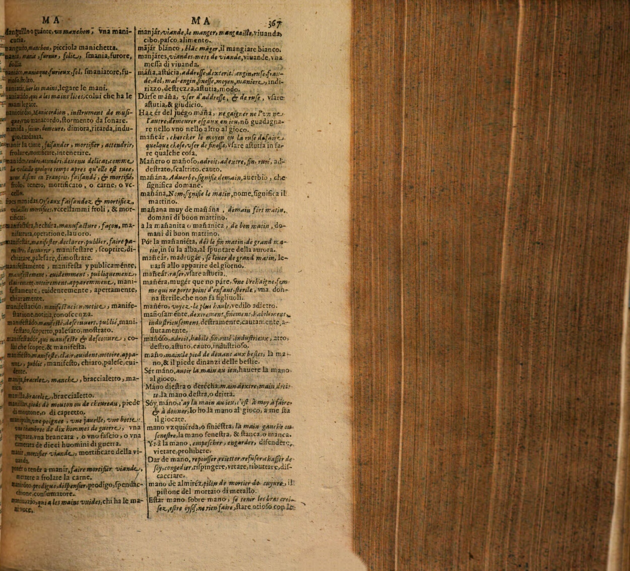 1617 - Samuel Crespin - Trésor des trois langues espagnole, française et italienne (Première partie) - Regensburg