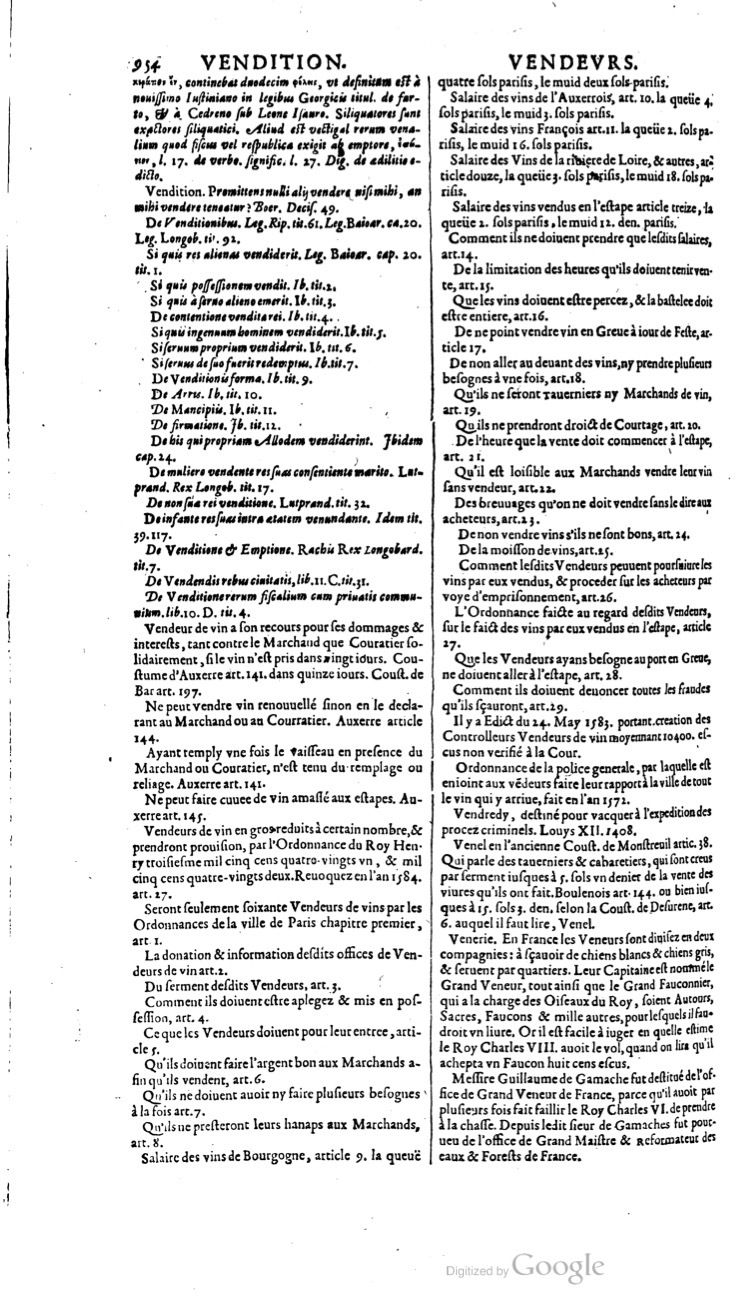 1629 - Veuve Nicolas Buon - Trésor du droit français (21754 T. 3) - BM Lyon