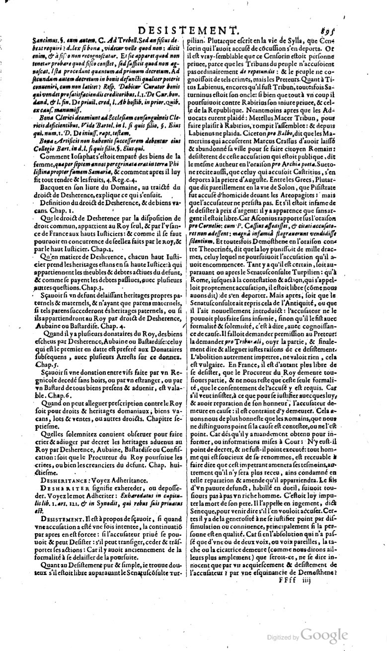 1629 - Veuve Nicolas Buon - Trésor du droit français (29620 T. 1) - BM Lyon