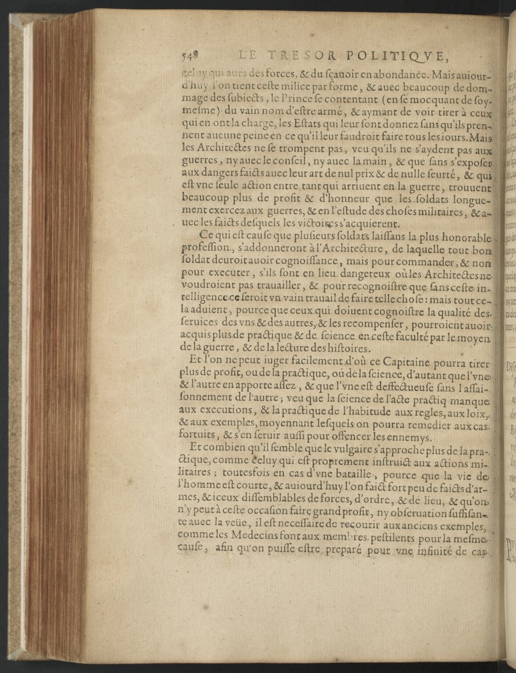 1608 - Nicolas Du Fossé - Trésor politique - BnF Tolbiac