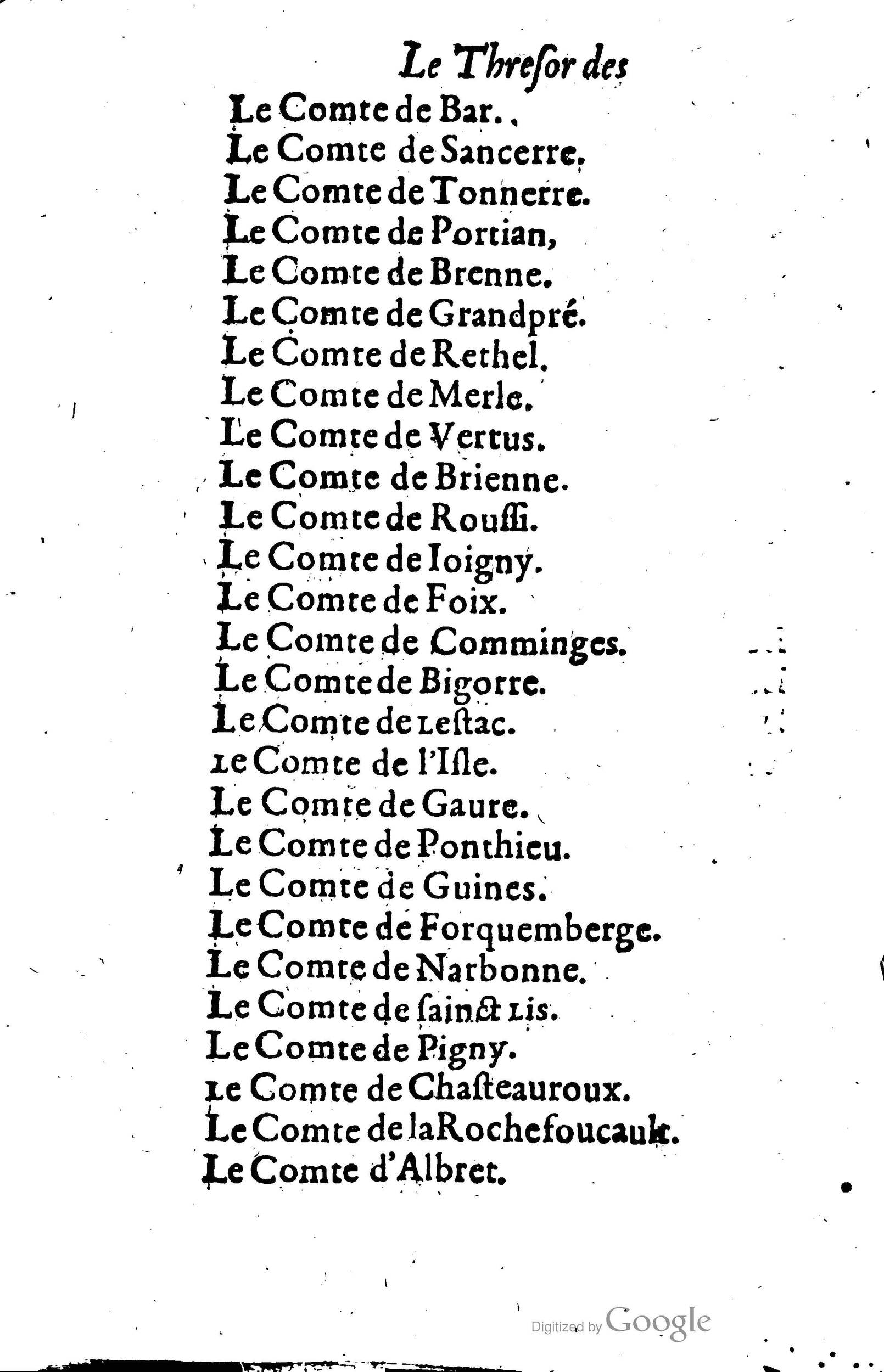 1619 - Jean Corrozet - Trésor des histoires de France - BSB Munich