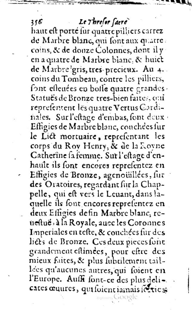 1636 - Jean Billaine - Trésor sacré ou inventaire des saintes reliques - British Library