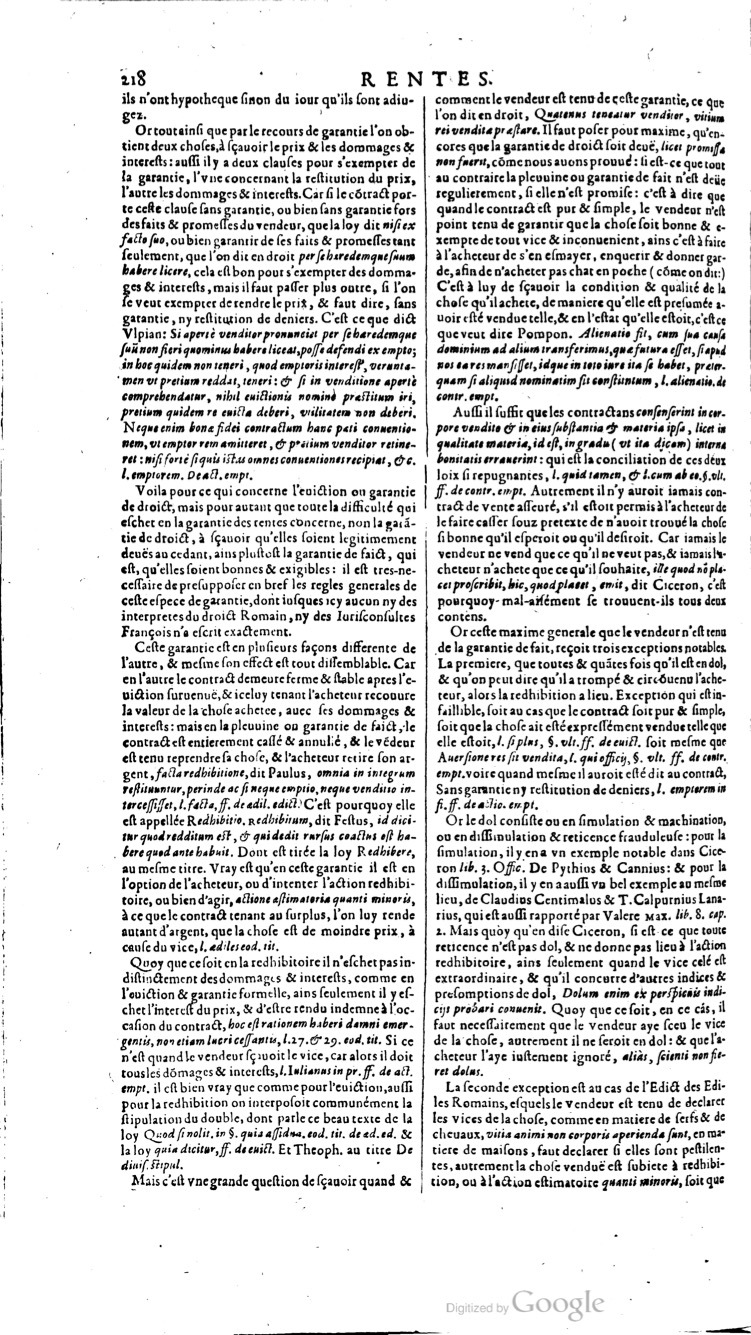 1629 - Veuve Nicolas Buon - Trésor du droit français (21754 T. 3) - BM Lyon