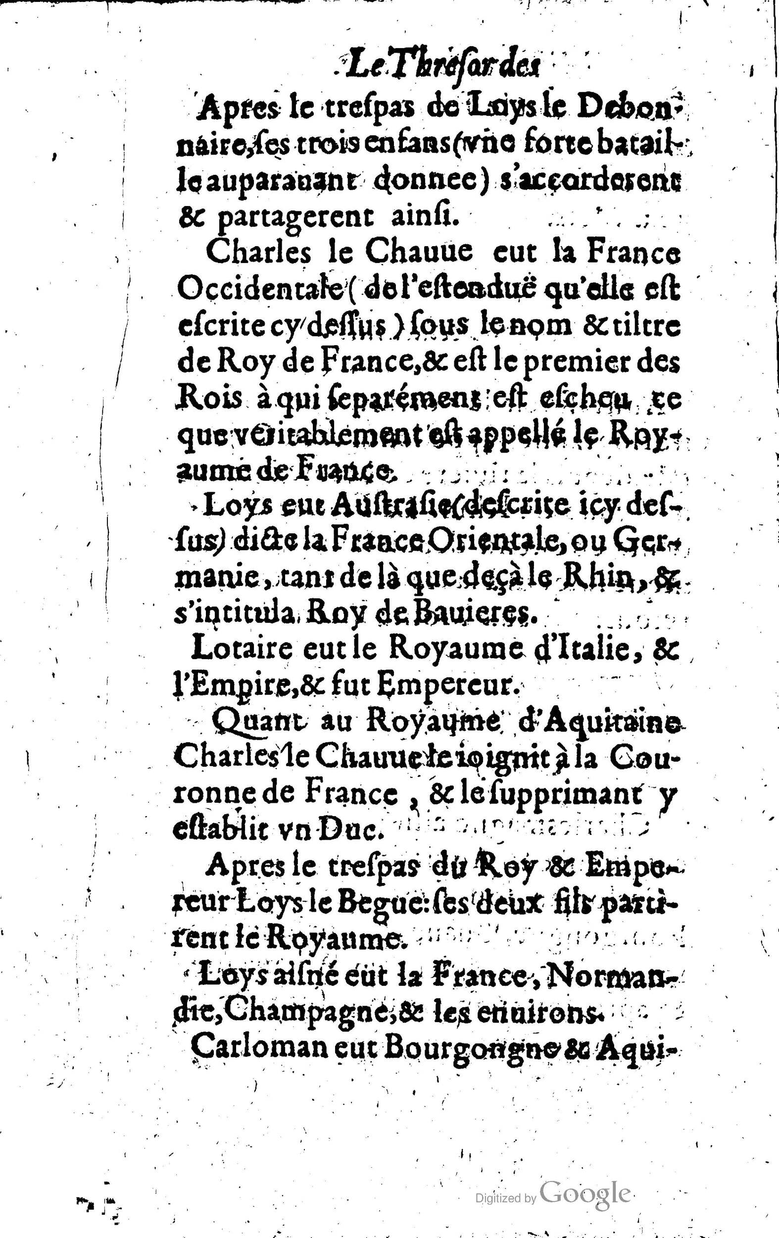 1619 - Jean Corrozet - Trésor des histoires de France - Anvers Musée Plantin-Moretus
