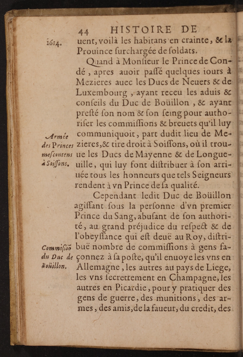 1626 - Joseph Bouillerot - Trésor de l’histoire générale de notre temps - BnF Arsenal