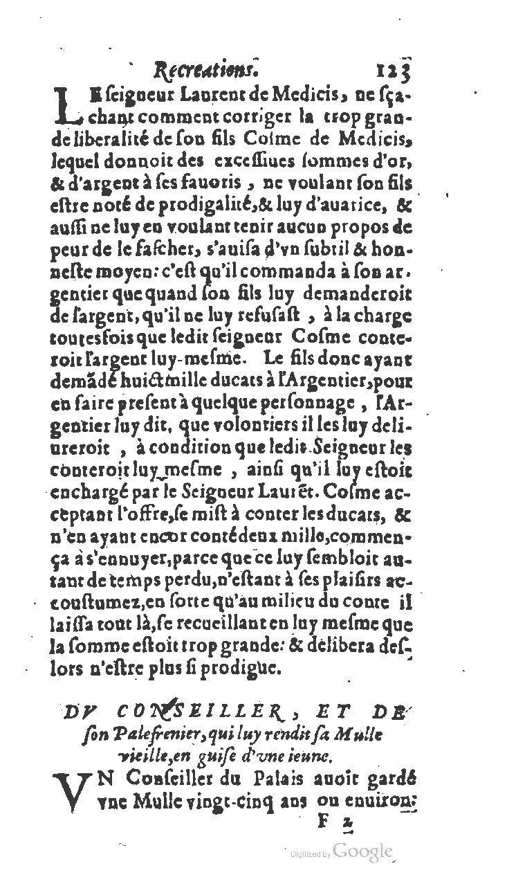 1611 - Jean Osmont - Trésor des récréations - BSB Munich 1611 - Jean Osmont - Trésor des récréations - BSB Munich
