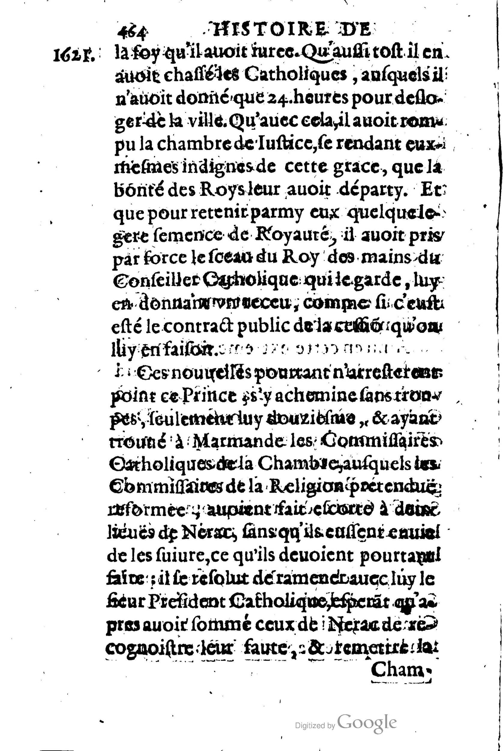 1623 - Joseph Bouillerot - Trésor de l’histoire générale de notre temps - BM Lyon