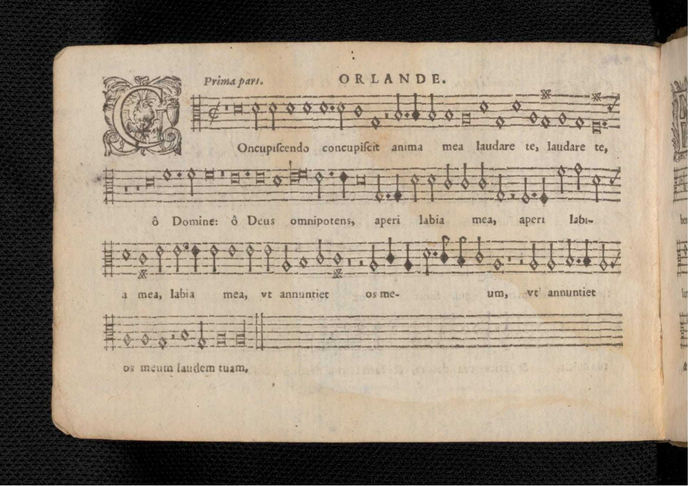 1576 - [Pierre de Saint-André] - Trésor de musique d’Orlande de Lassus Tenor - KBR Bruxelles