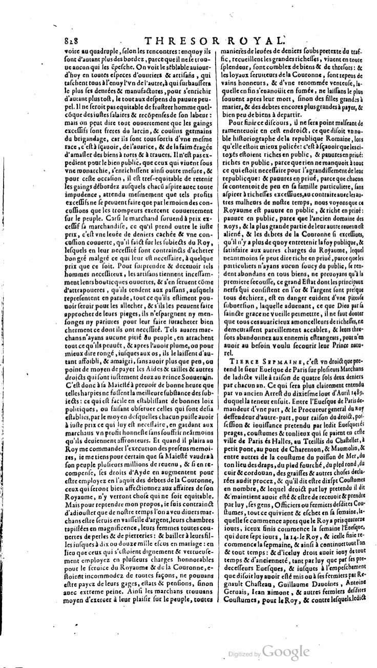 1629 - Veuve Nicolas Buon - Trésor du droit français (21754 T. 3) - BM Lyon