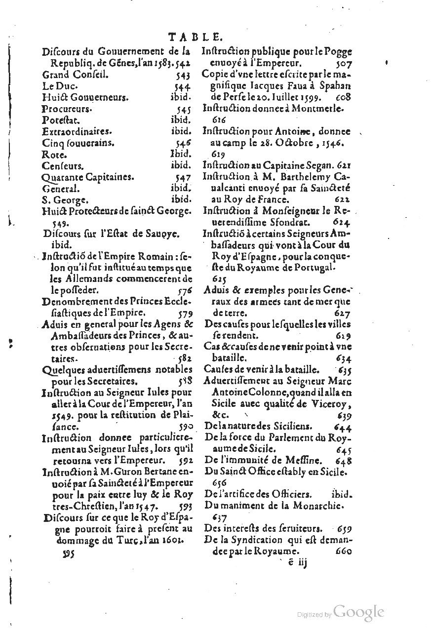1611 - Pierre Chevalier - Trésor politique - UGent