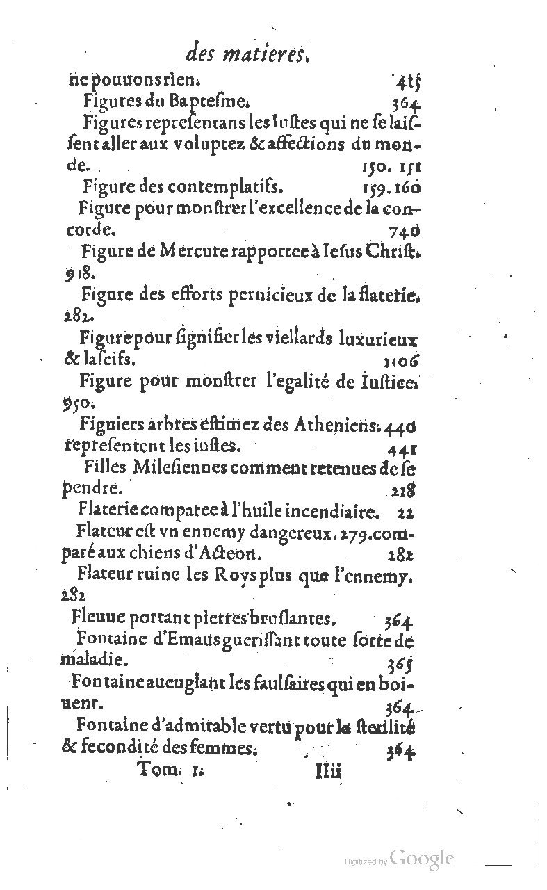 1607 - Nicolas Du Fossé - Trésor quadragésimal - T 01 - BM Lyon