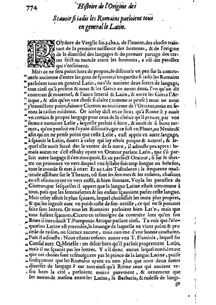1613 - Matthieu Berjon - Trésor de l’histoire des langues de cet univers - BM Lyon