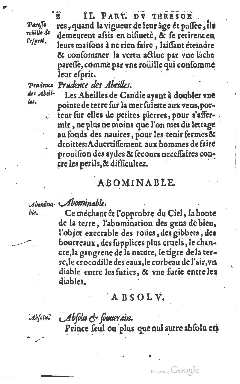 1610 - Louis Coste - Trésor de l’éloquence française (Seconde partie) - BM Lyon