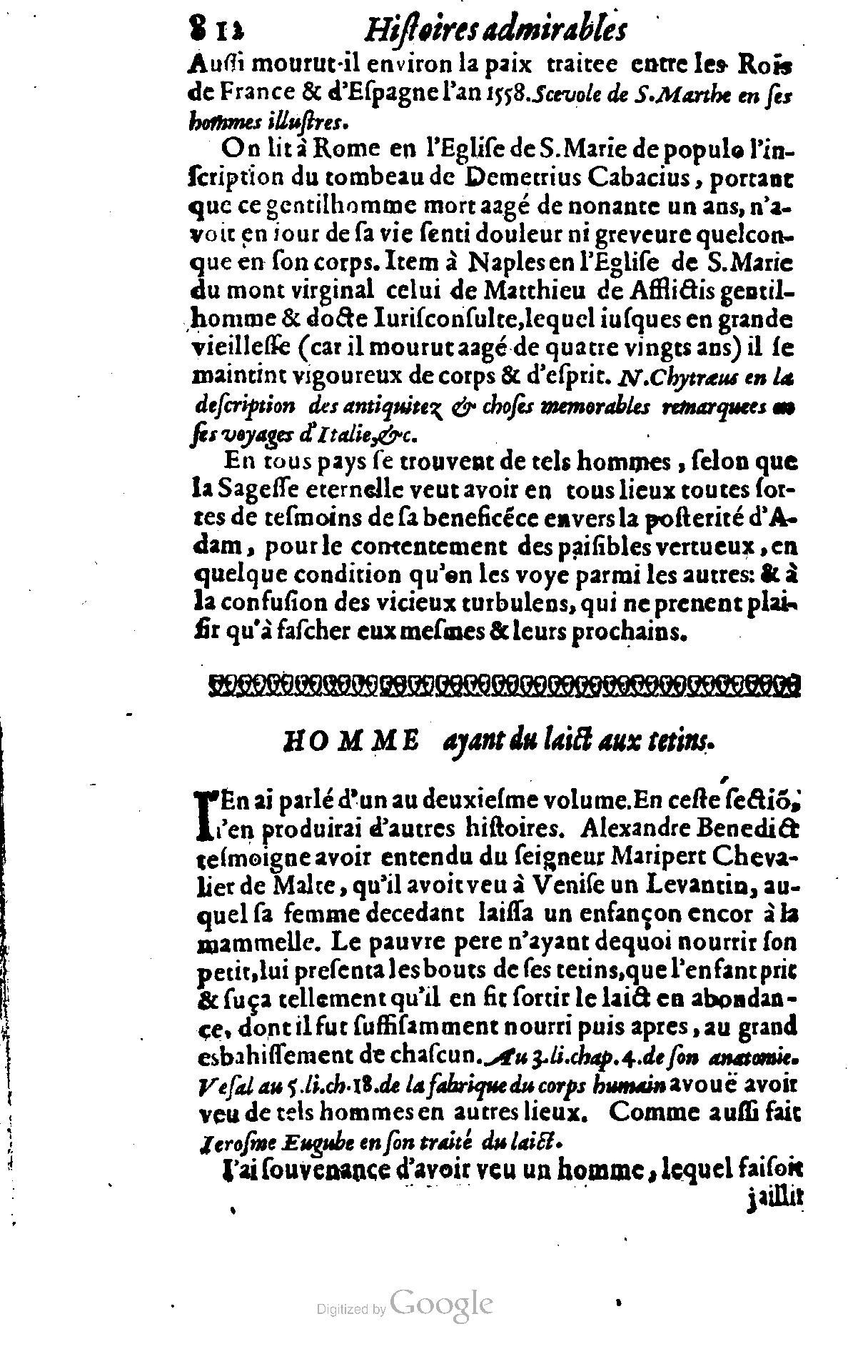 1628 - Jacques Crespin - Trésor d’histoires admirables et mémorables - BSB Munich