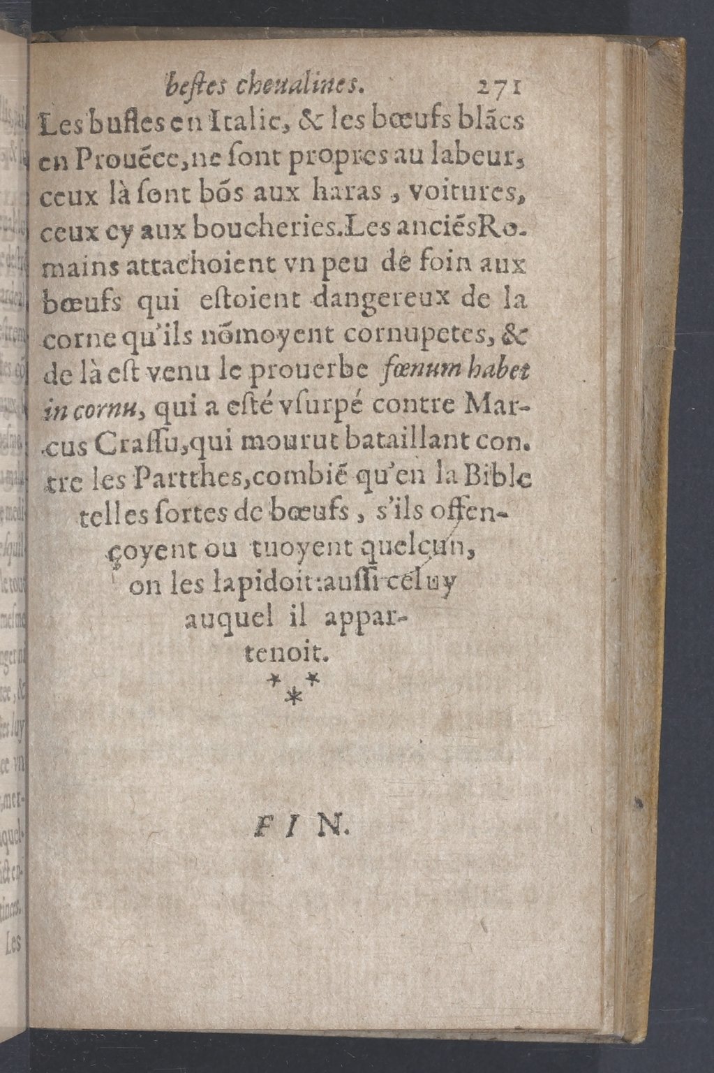 1619 - Pierre Rigaud - Trésor des bêtes chevalines - BnF 1619 - Pierre Rigaud - Trésor des bêtes chevalines - BnF