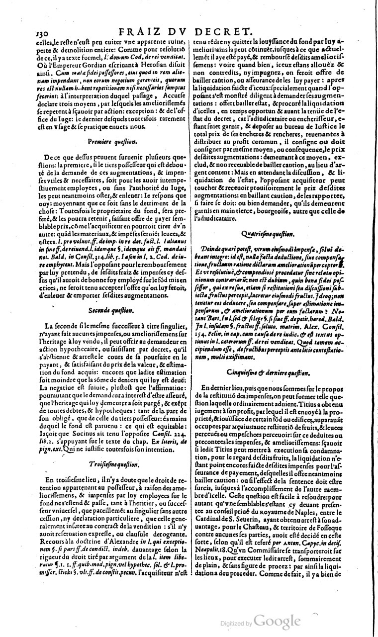 1629 - Veuve Nicolas Buon - Trésor du droit français (29620 T. 2) - BM Lyon