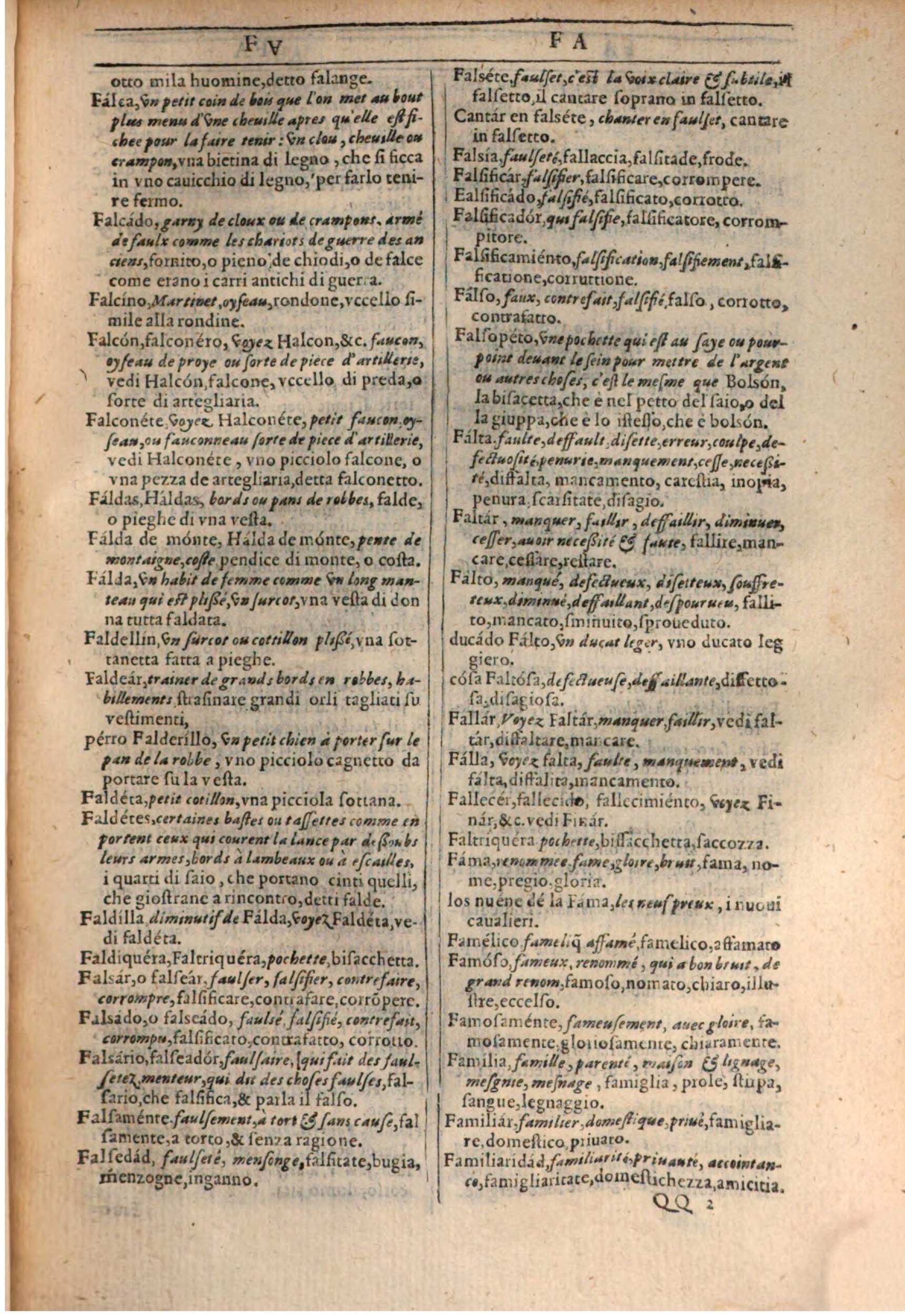 1609 - Philippe Albert et Alexandre Pernet - Trésor des trois langues française, italienne et espagnole (Première partie) - BSB Munich 1609 - Philippe Albert et Alexandre Pernet - Trésor des trois langues française, italienne et espagnole (Première partie) - BSB Munich