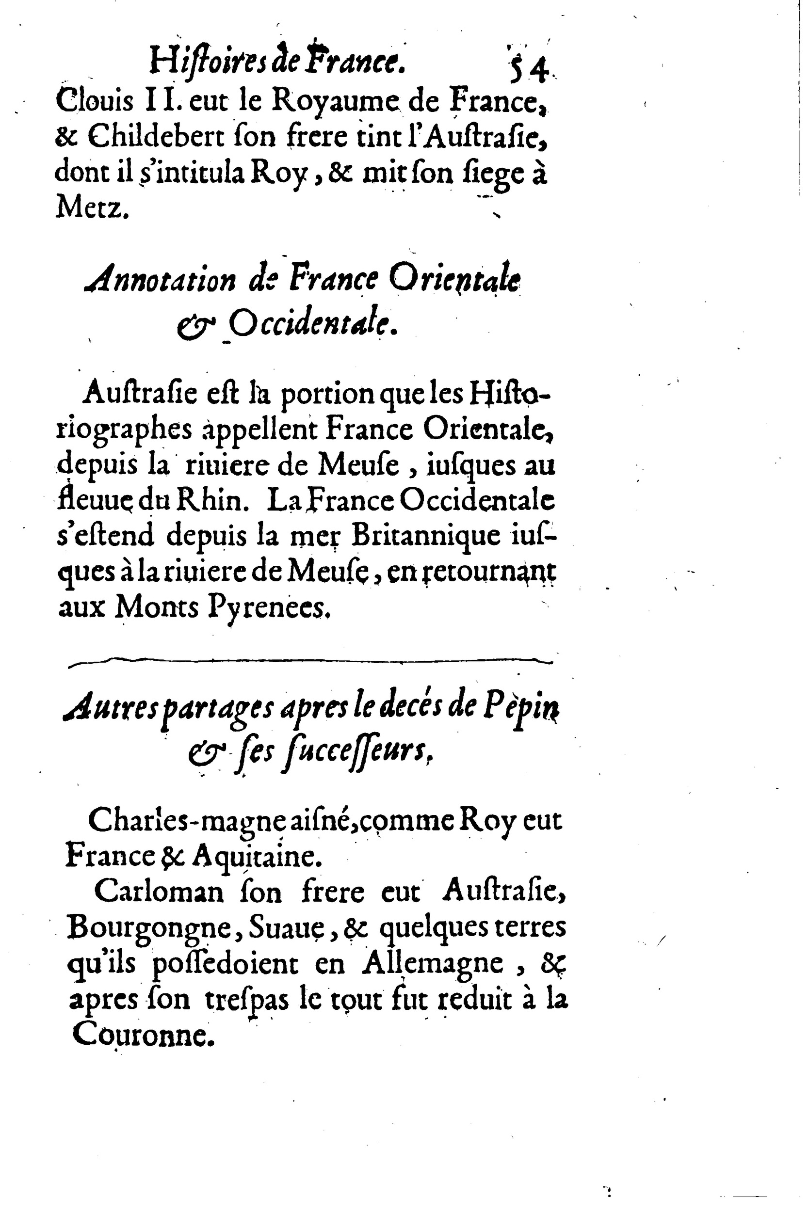 1633 - Jean Corrozet - Trésor des histoires de France - BM Lyon 1633 - Jean Corrozet - Trésor des histoires de France - BM Lyon