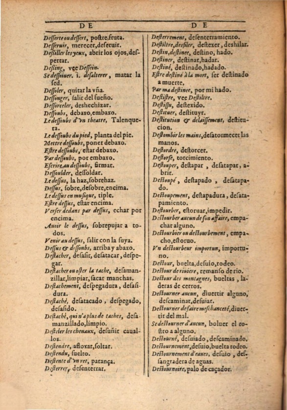 1607 - Marc Orry - Trésor des deux langues espagnole et française (Première et Seconde parties) - ÖNB Wien 1607 - Marc Orry - Trésor des deux langues espagnole et française (Première et Seconde parties) - ÖNB Wien