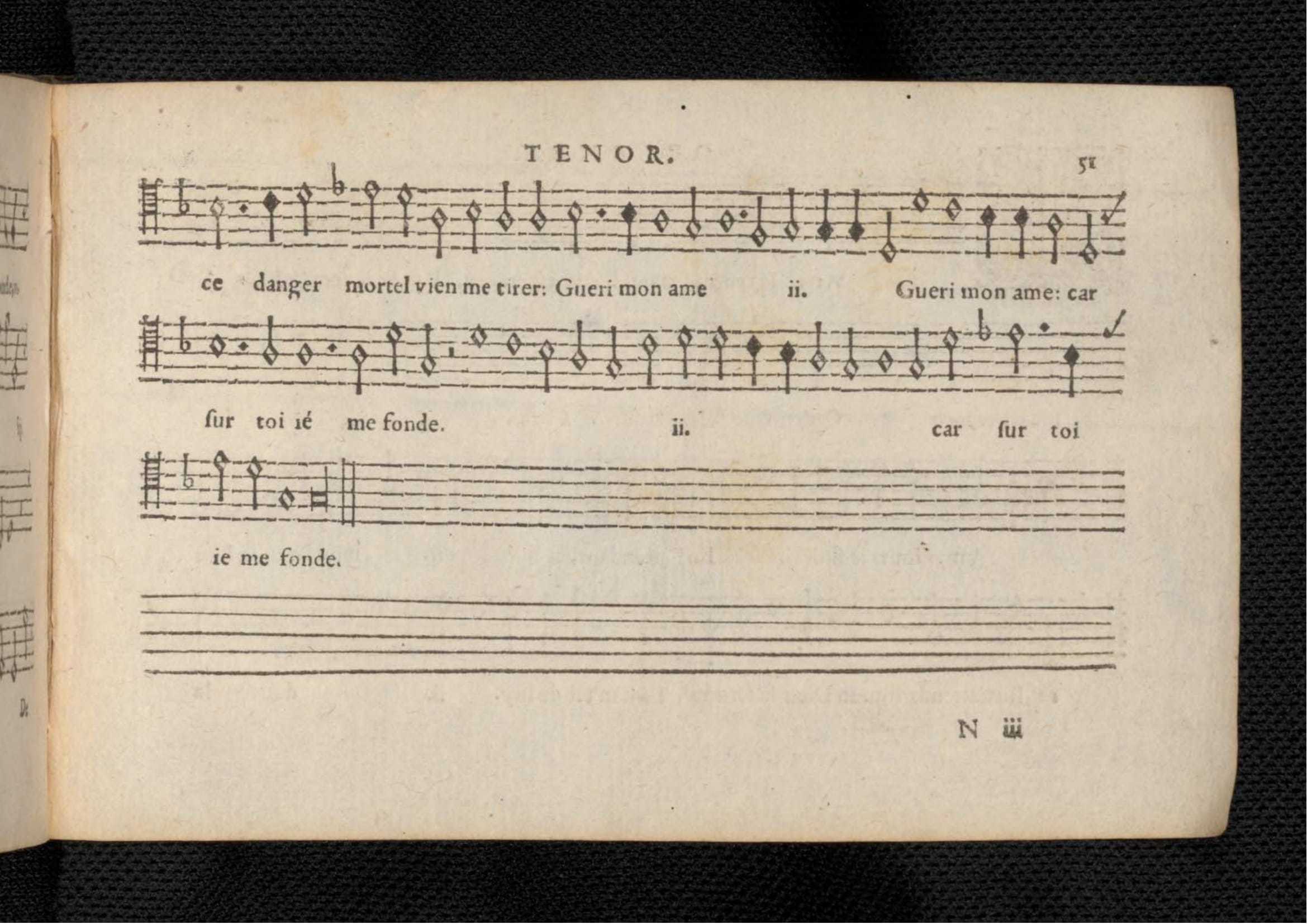 1576 - [Pierre de Saint-André] - Trésor de musique d’Orlande de Lassus Tenor - KBR Bruxelles