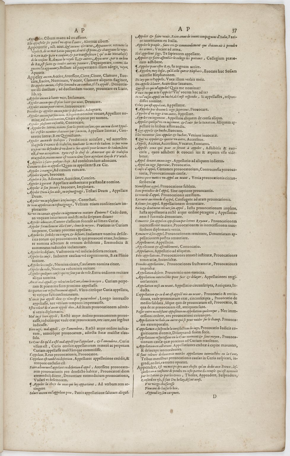 1606 - David Douceur - Trésor de la langue française - BnF