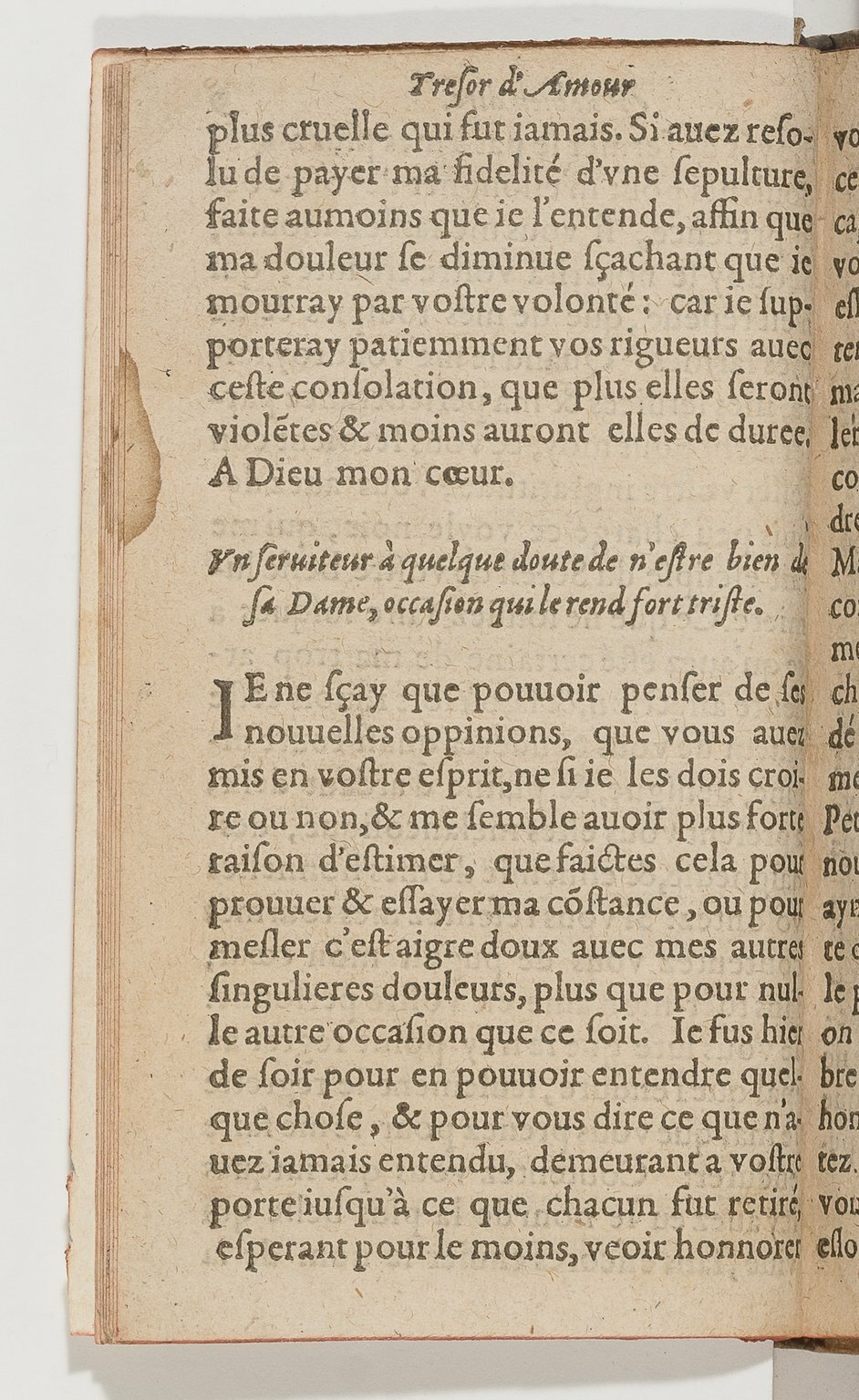 1600 - Nicolas Bonfons - Trésor d’amour - BnF Arsenal