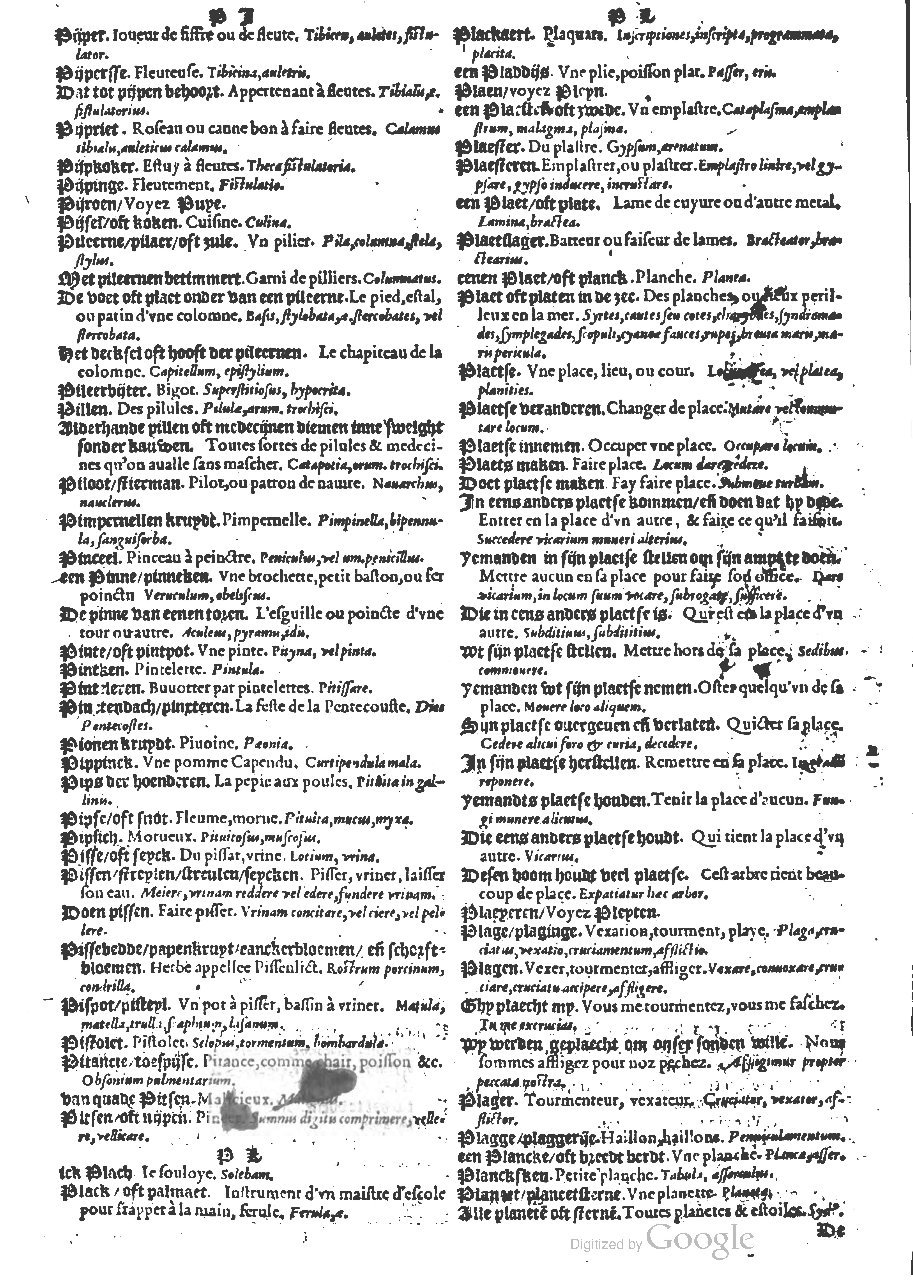 1573 - Christophe Plantin - Trésor du langage bas-allemand - BM Lyon 1573 - Christophe Plantin - Trésor du langage bas-allemand - BM Lyon