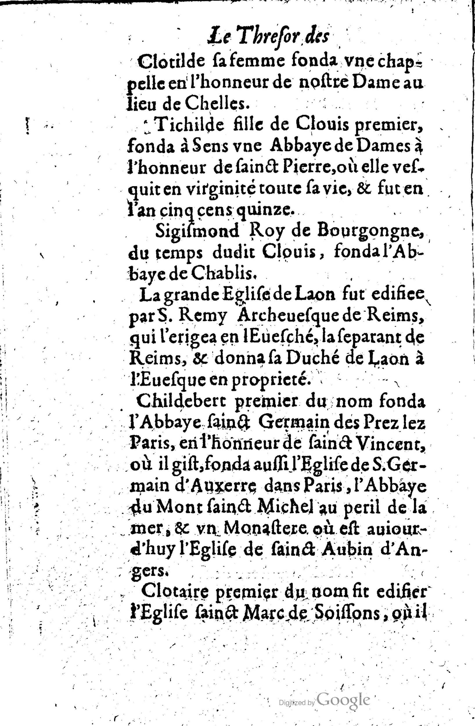 1619 - Jean Corrozet - Trésor des histoires de France - Anvers Musée Plantin-Moretus