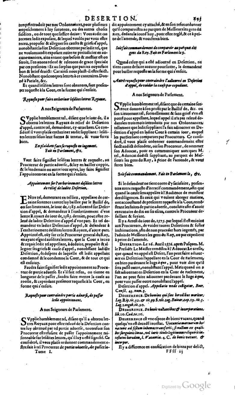 1629 - Veuve Nicolas Buon - Trésor du droit français (29620 T. 1) - BM Lyon