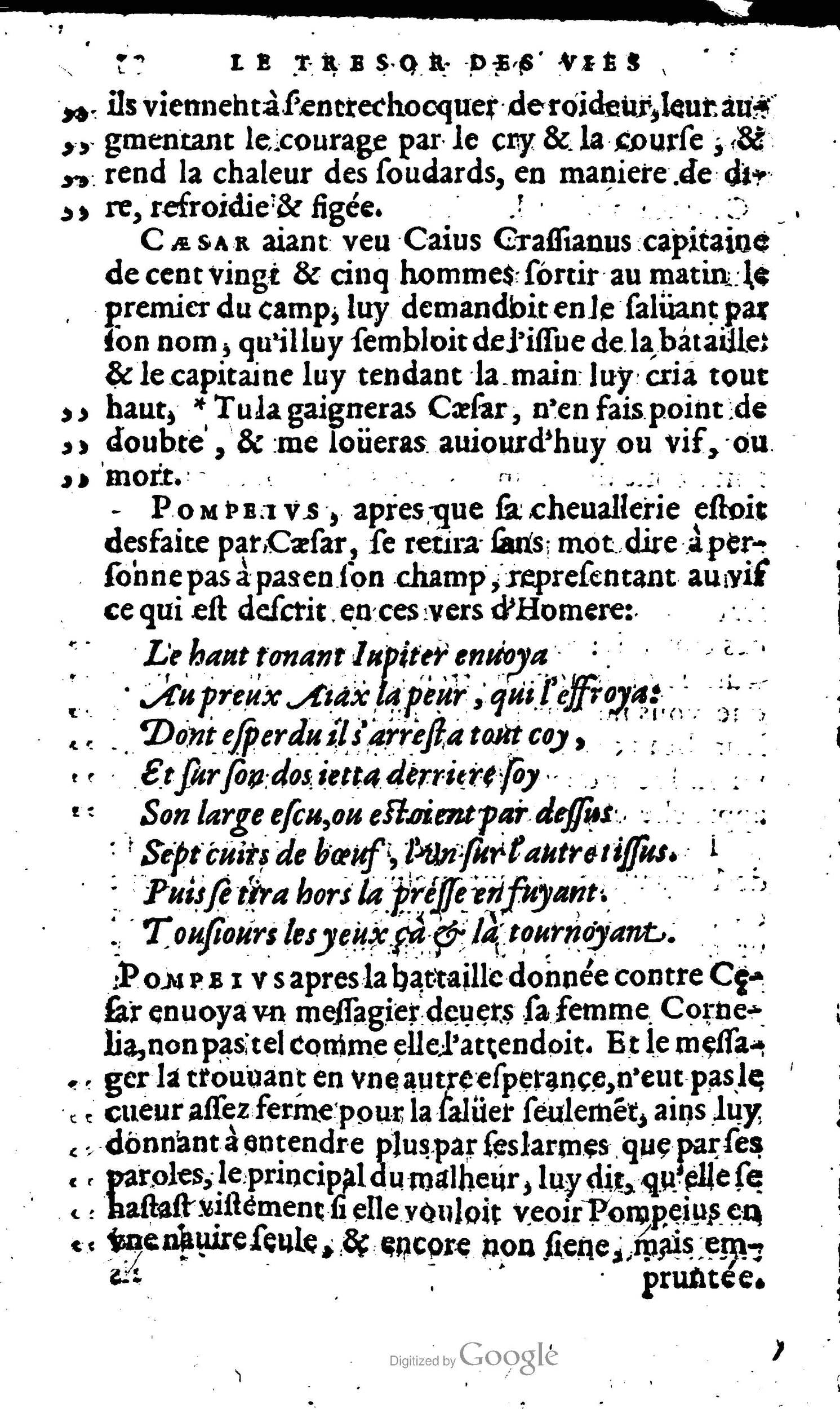 1568 - Willem Silvius - Trésor des vies de Plutarque - Anvers Plantin-Moretus
