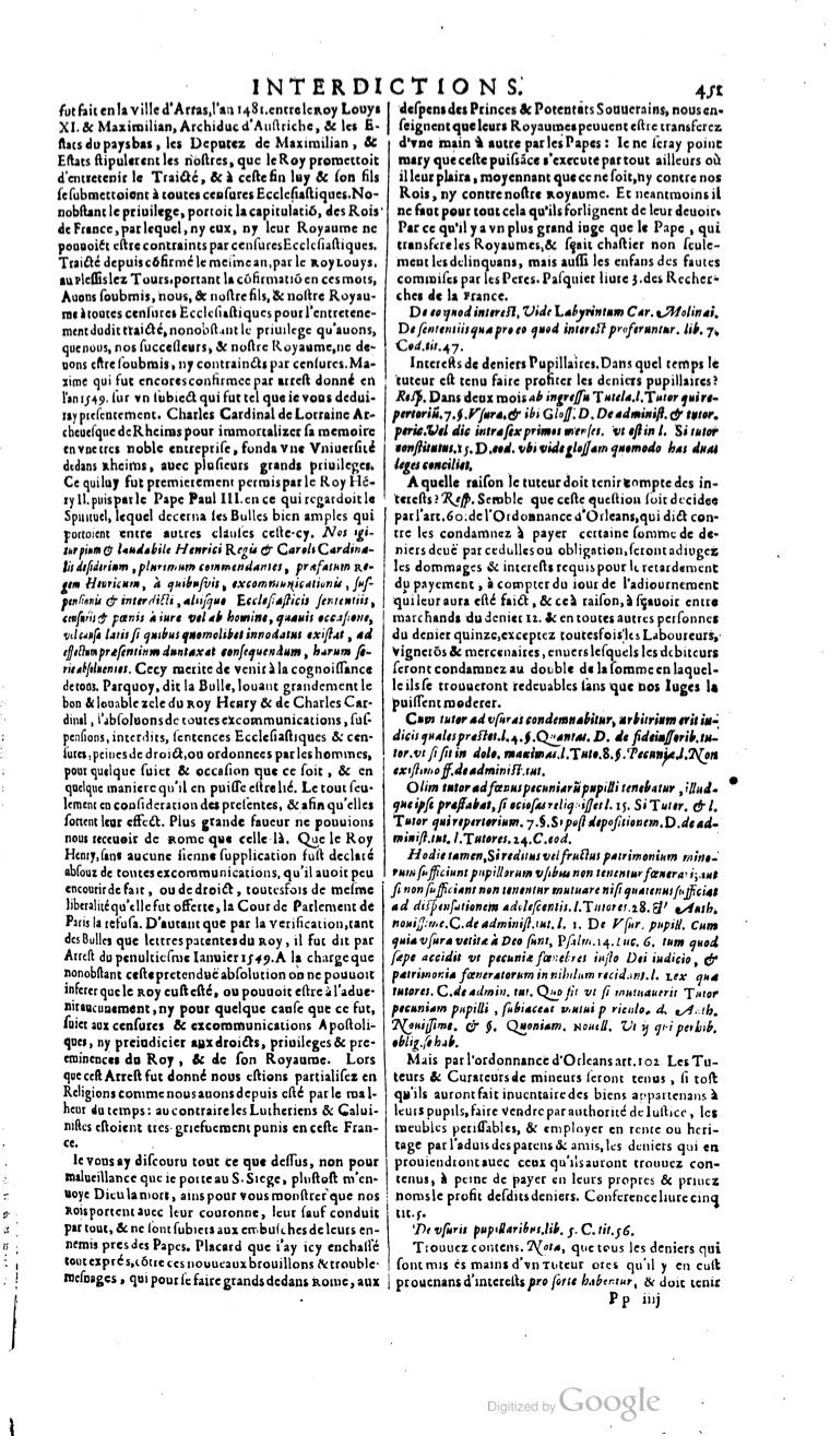 1629 - Veuve Nicolas Buon - Trésor du droit français (29620 T. 2) - BM Lyon