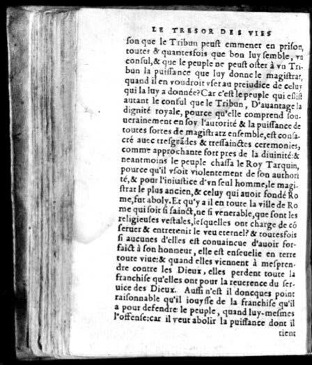 1574 - Benoît Rigaud - Trésor des vies de Plutarque - Avignon