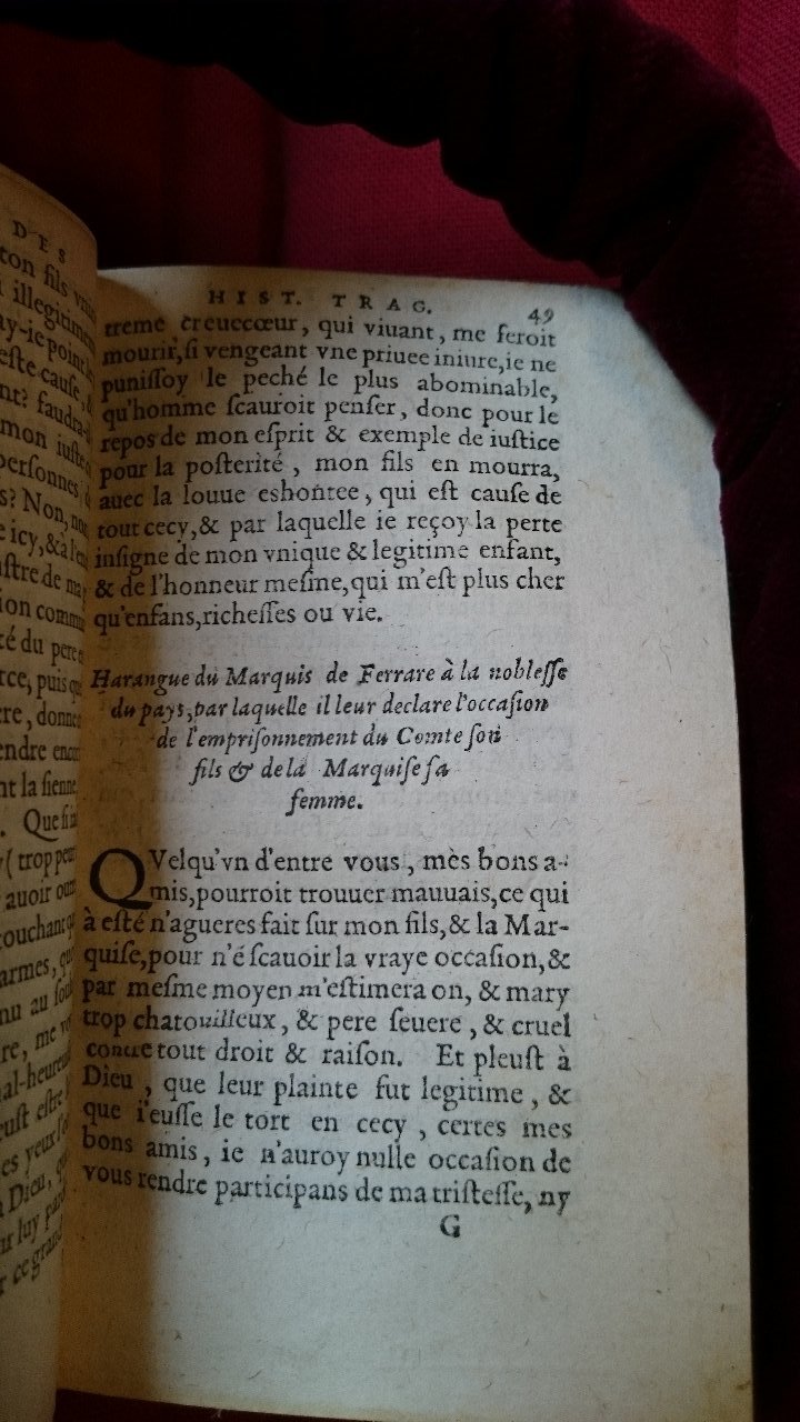 1581 - Pierre Le Voirier et Gervais Mallot - Trésor des histoires tragiques - BnF Richelieu