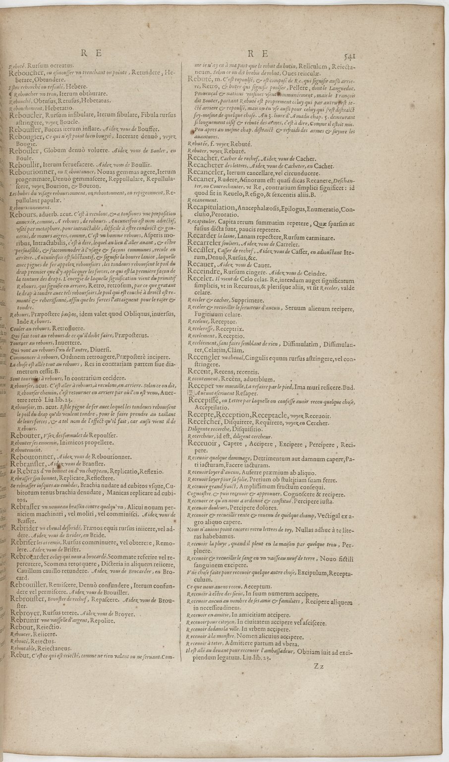 1606 - David Douceur - Trésor de la langue française - BnF