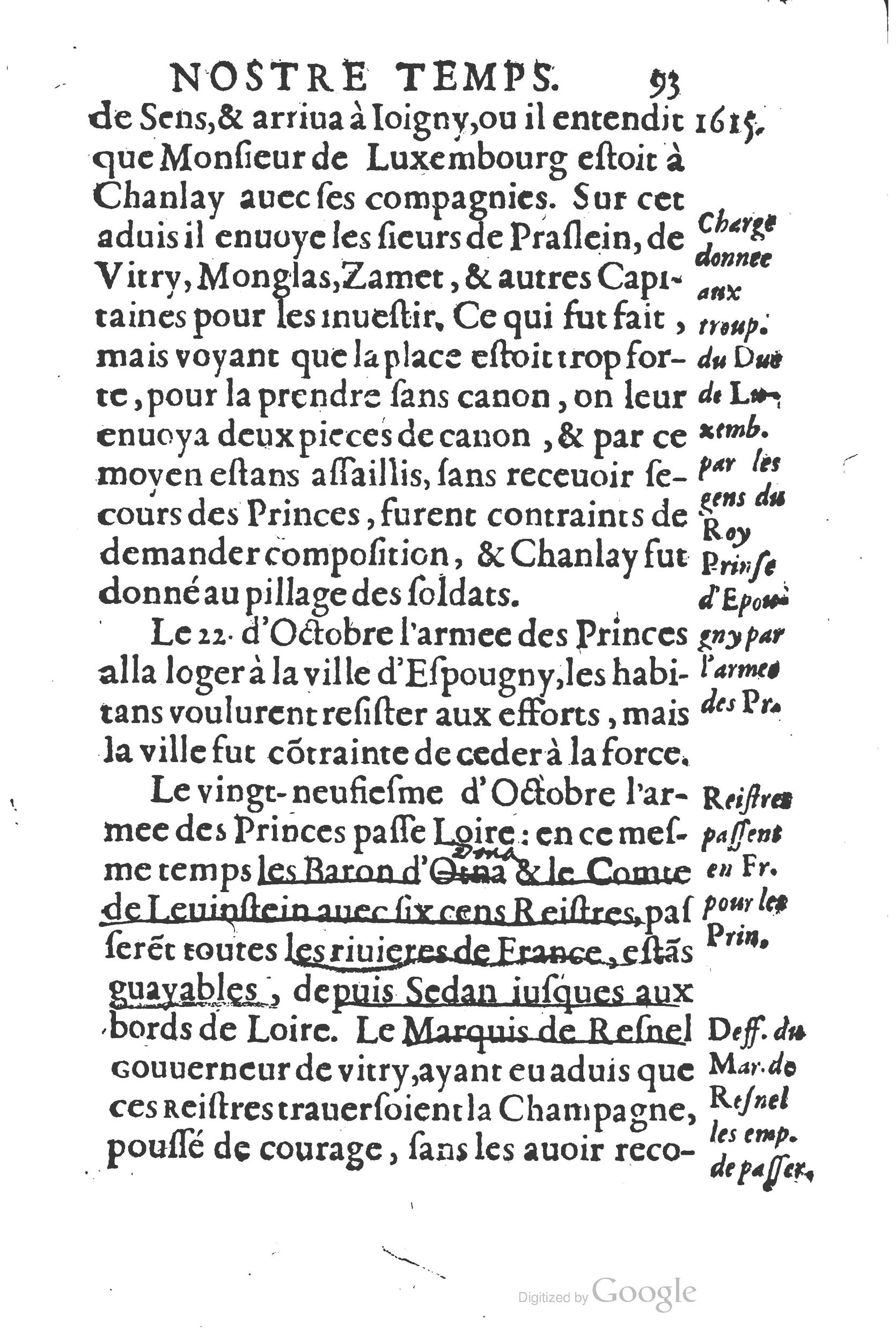 1626 - Joseph Bouillerot - Trésor de l’histoire générale de notre temps - BSB Munich