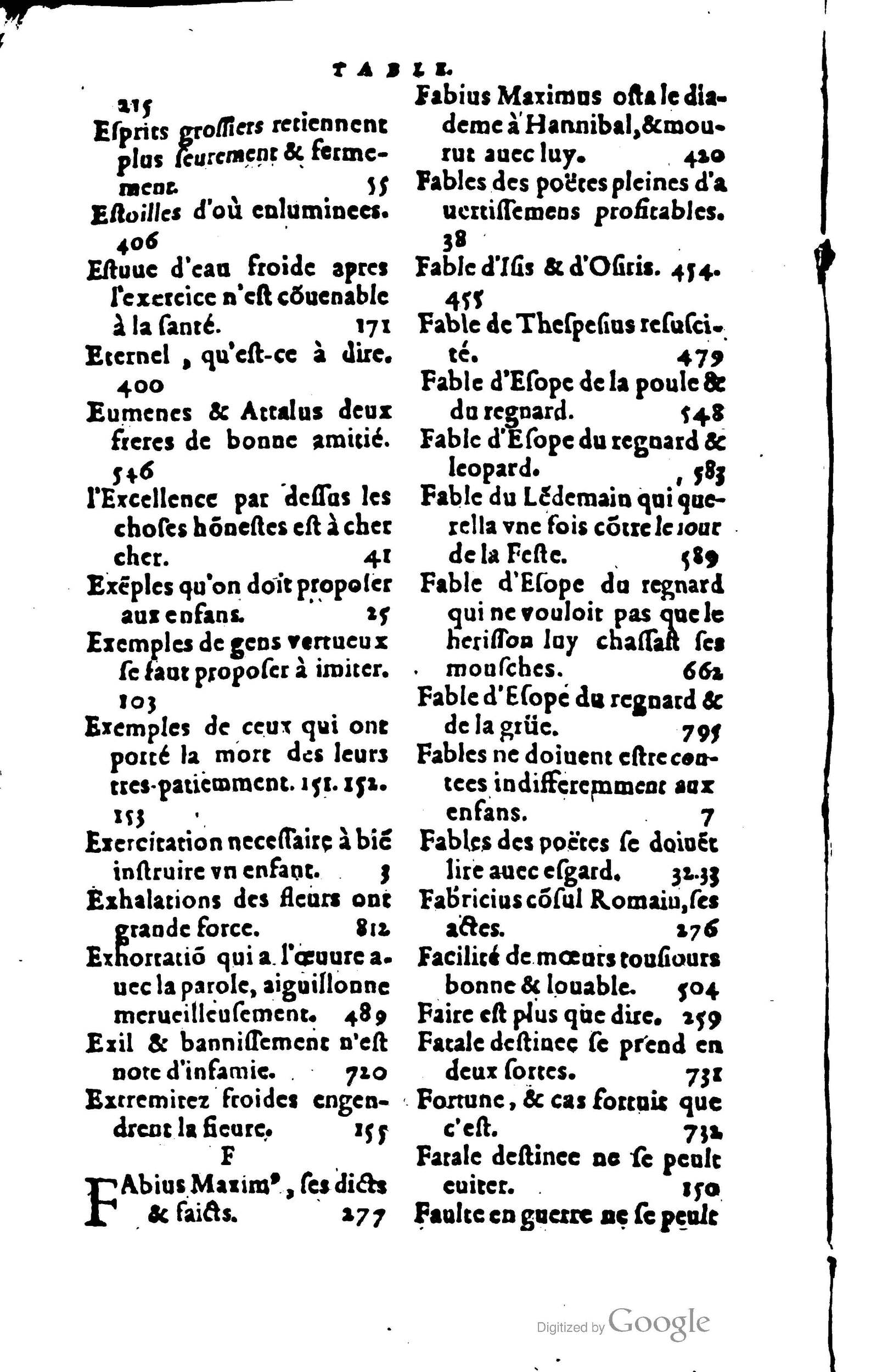 1578 - Jean Poupy - Trésor des morales de Plutarque - BSB Munich