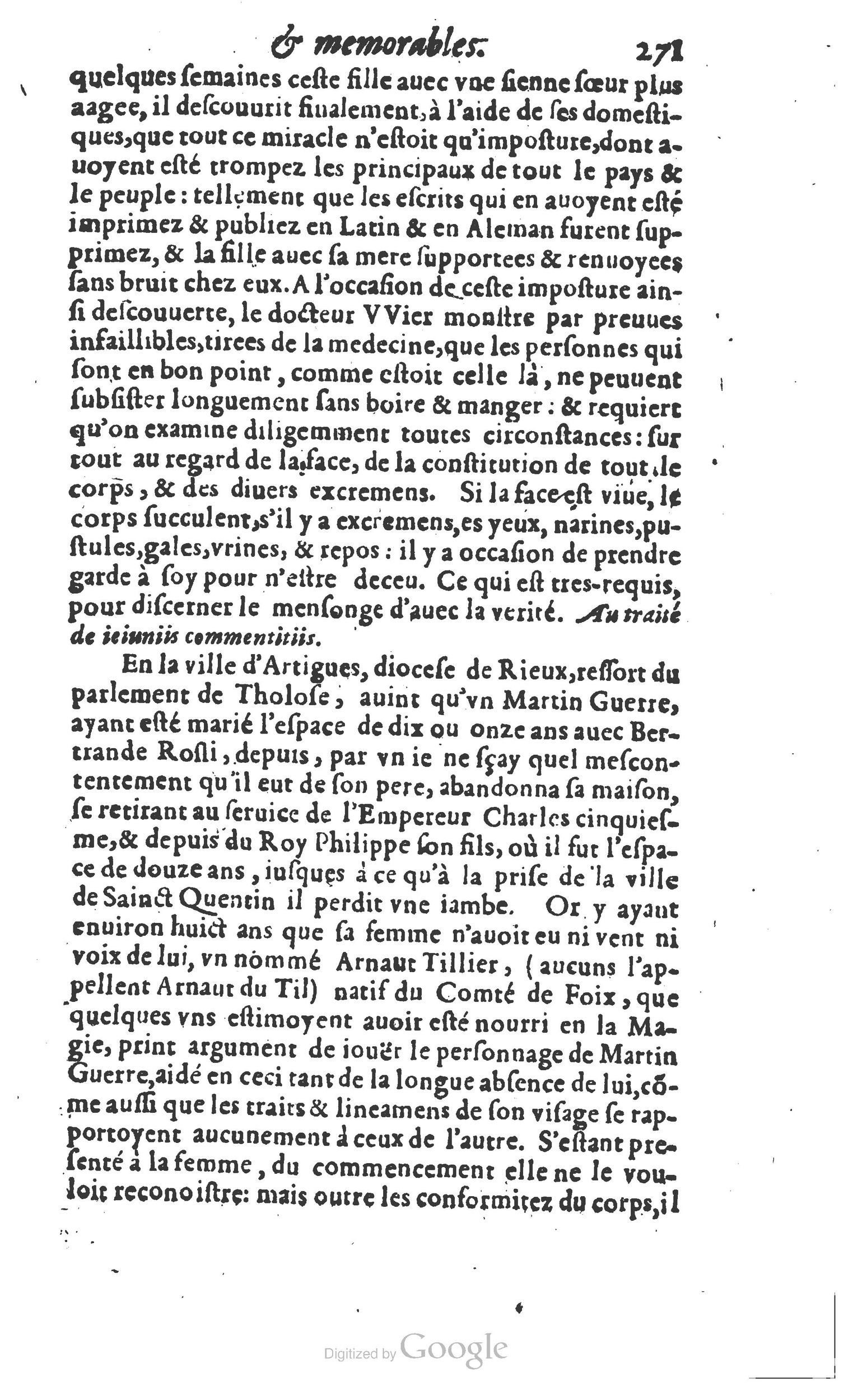 1610 - Paul Marceau - Trésor d’histoires admirables et mémorables - Princeton