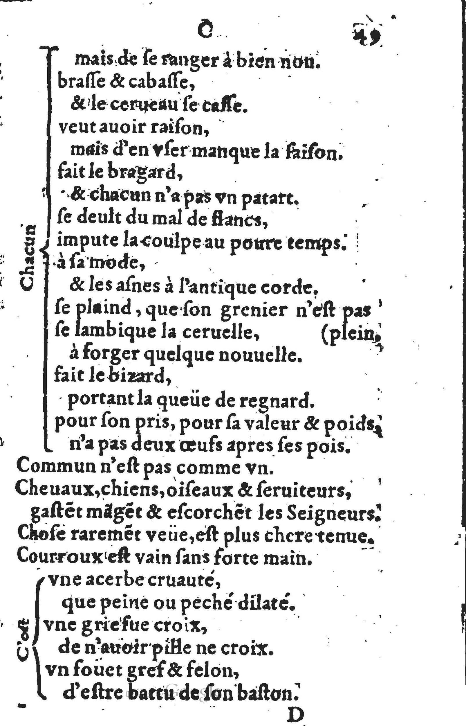 1578 - Nicolas Lescuyer - Trésor des sentences dorées - UGent