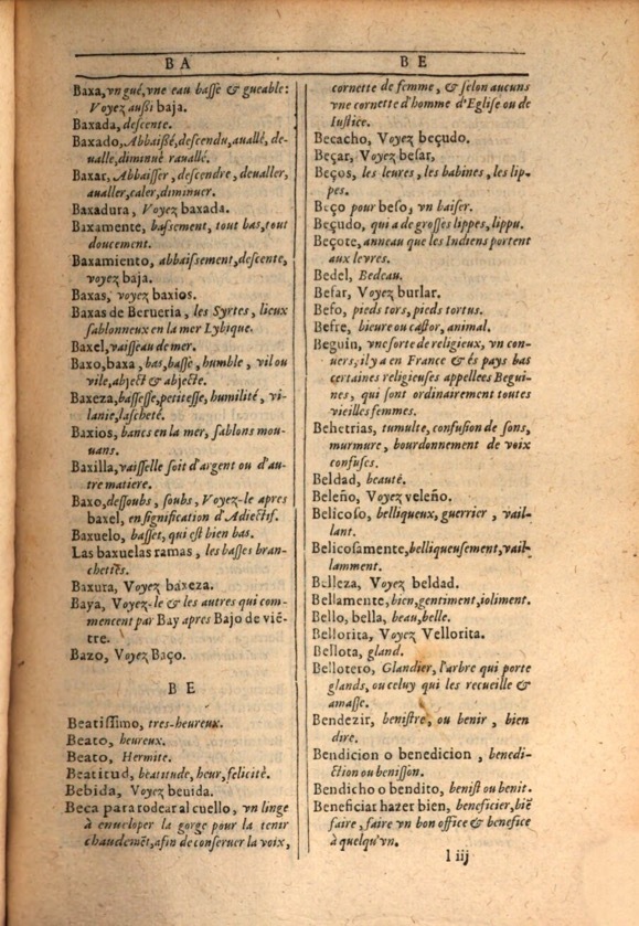 1607 - Marc Orry - Trésor des deux langues espagnole et française (Première et Seconde parties) - ÖNB Wien