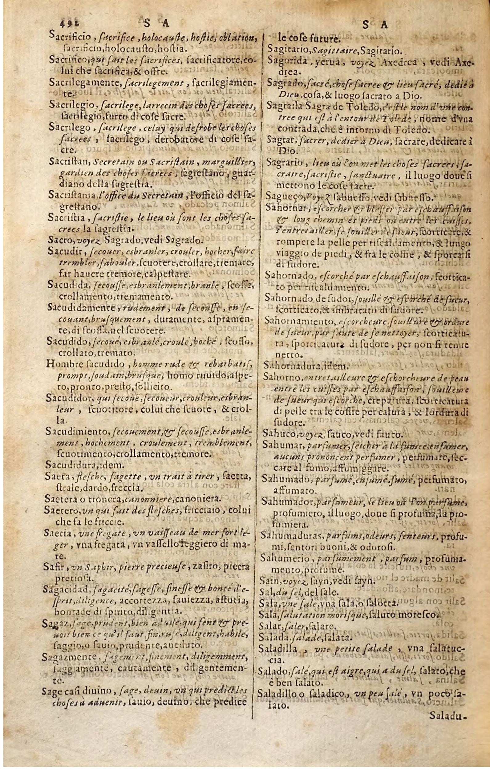 1627 - Jacques Crespin - Trésor des trois langues - Regensburg