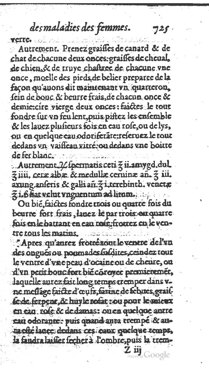 1585 - Jacques du Puis - Trésor des remèdes secrets pour les maladies des femmes - BnF
