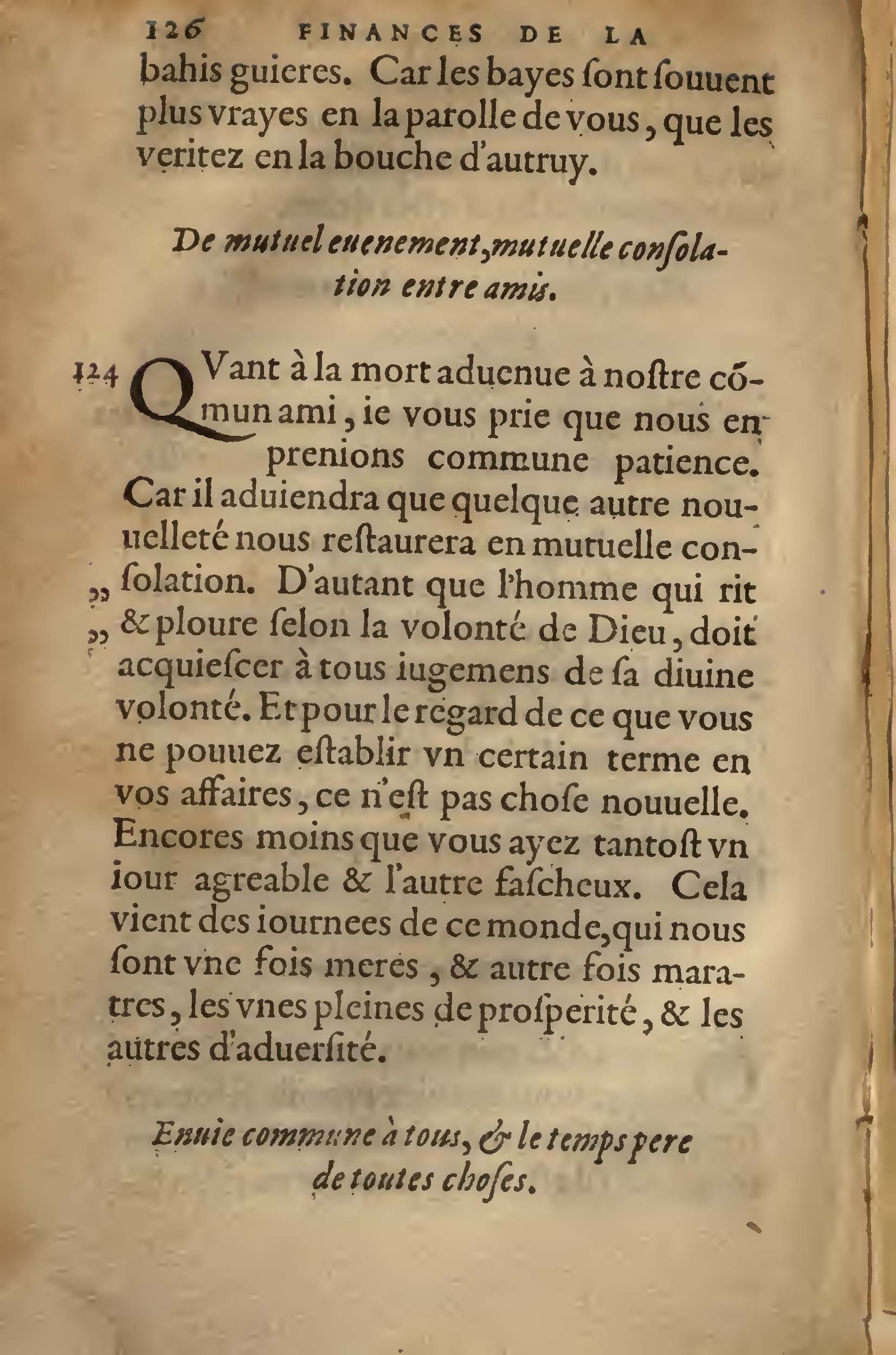 1572 - Lucas Breyer - Finances et Trésor de la plume française - BNC Rome