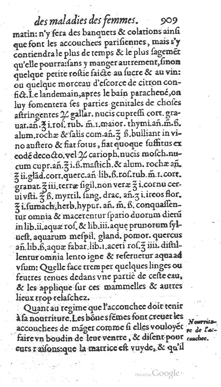 1585 - Jacques du Puis - Trésor des remèdes secrets pour les maladies des femmes - BnF 1585 - Jacques du Puis - Trésor des remèdes secrets pour les maladies des femmes - BnF