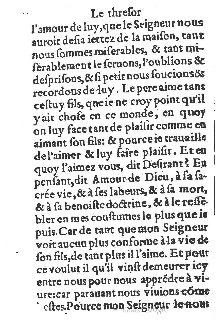 1578 - Guillaume Chaudière - Trésor de dévotion traitant de plusieurs belles vertus - BM Lyon